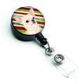 Teachers Aid Chihuahua Candy Cane Holiday Christmas Retractable Badge Reel TE727620